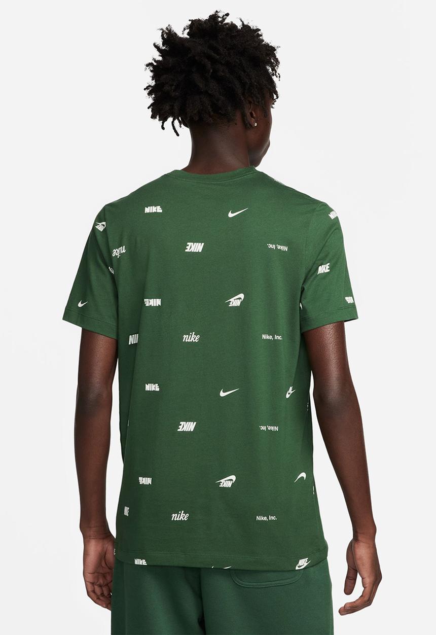 Nike - NSW Club+ AOP tee - green 