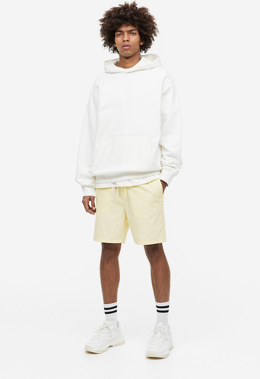 H&M - Regular fit cotton shorts - yellow