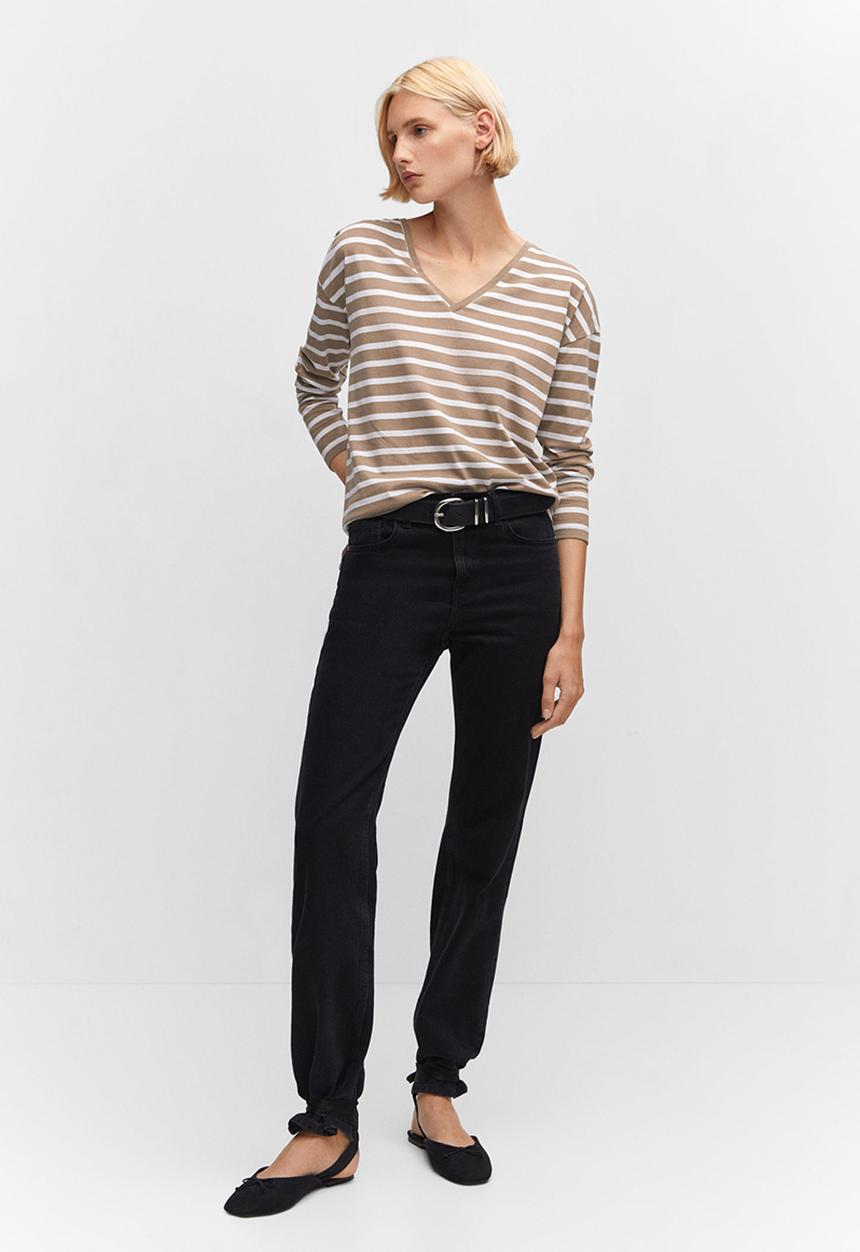 MANGO - T-shirt sacov - light/pastel gray