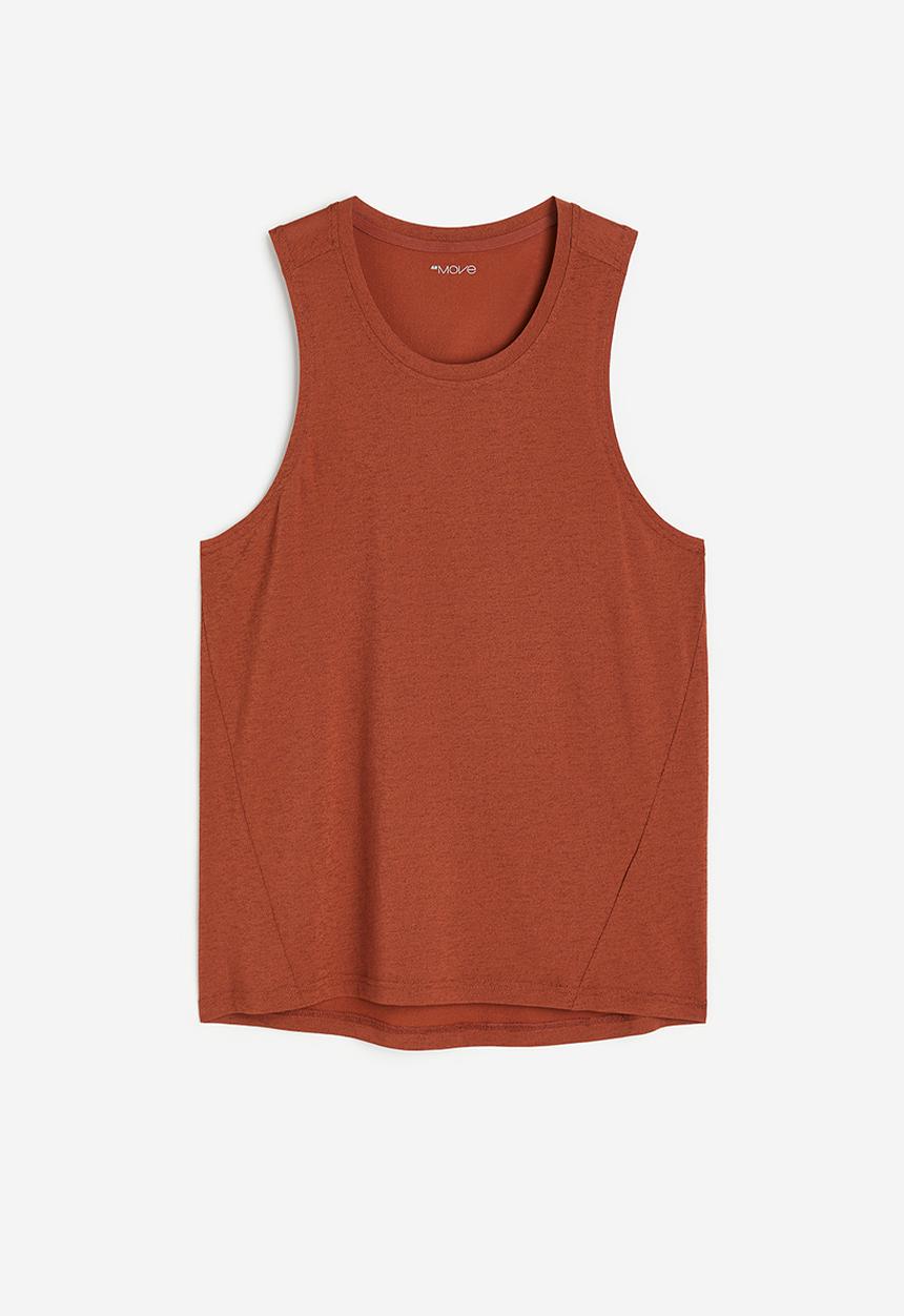 H&M - Drymove™ sports vest top - brown