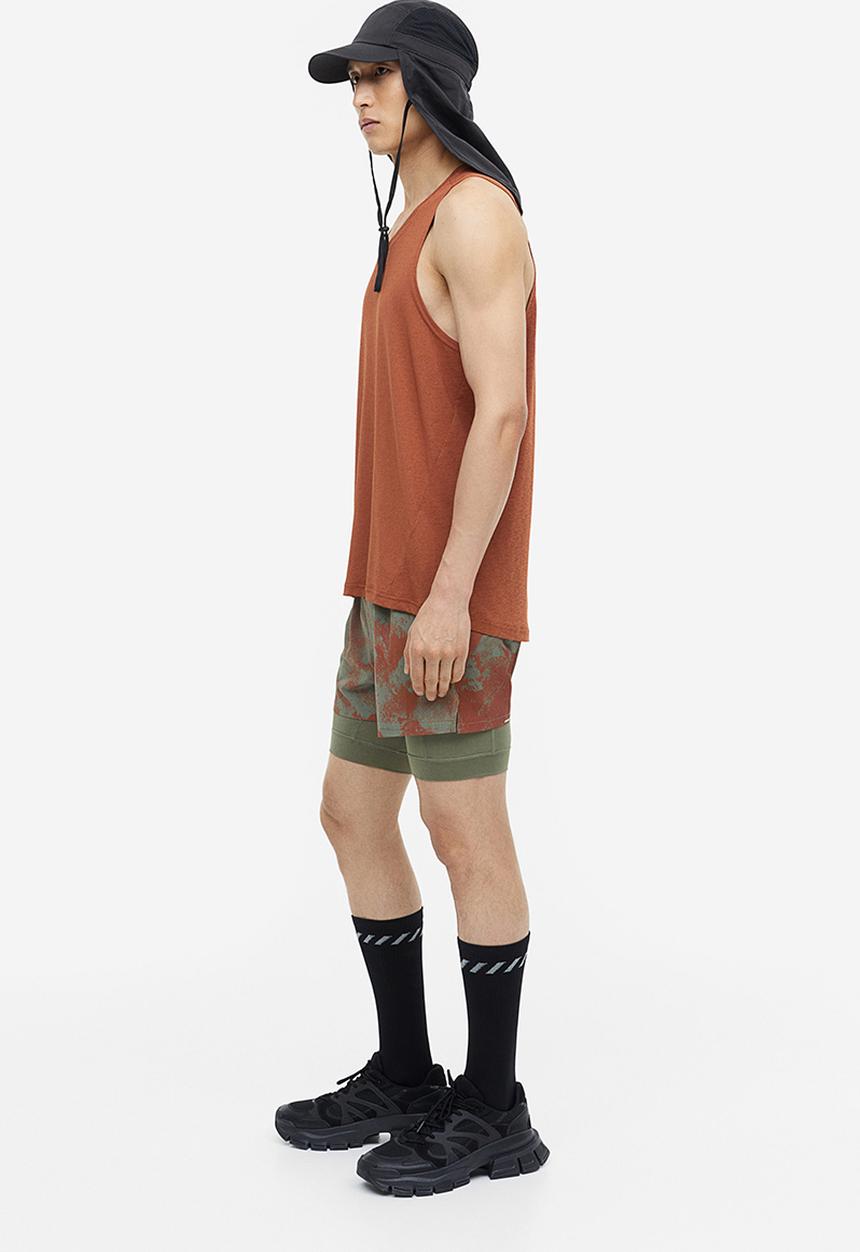 H&M - Drymove™ sports vest top - brown