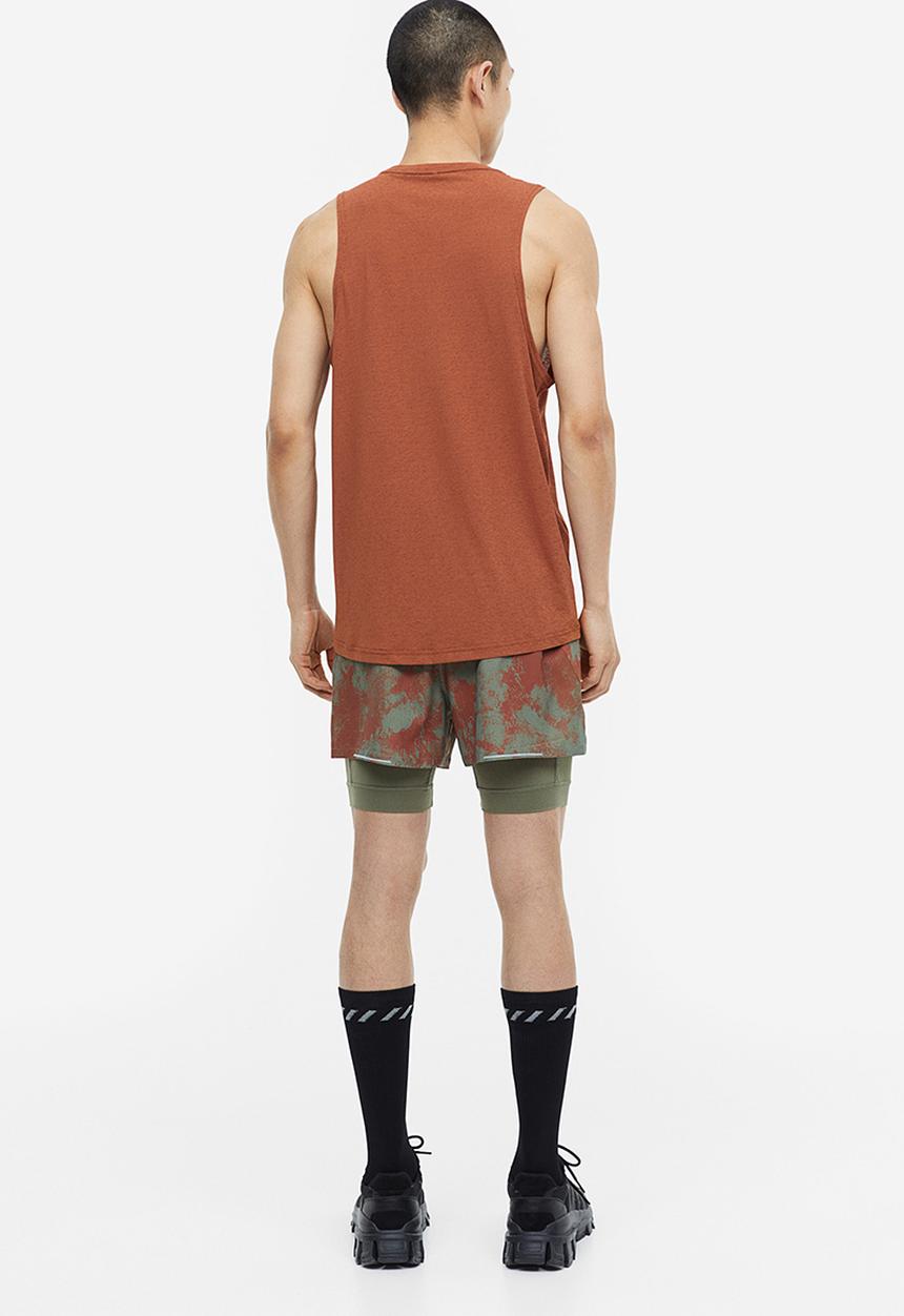 H&M - Drymove™ sports vest top - brown