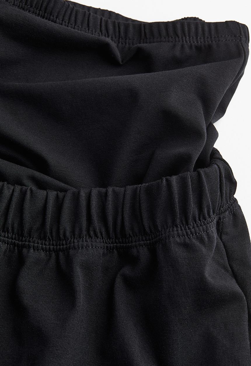 H&M - Mama cotton jersey shorts - black