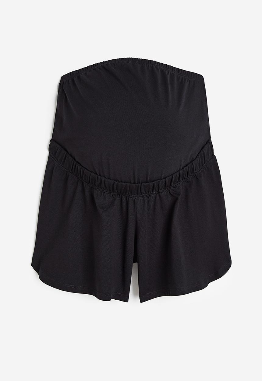 H&M - Mama cotton jersey shorts - black