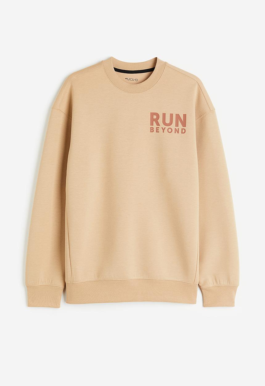 H&M - Drymove™ sports sweatshirt - beige
