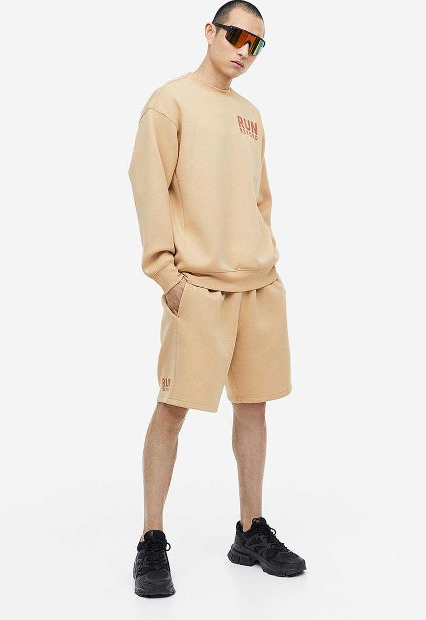 H&M - Drymove™ sports sweatshirt - beige