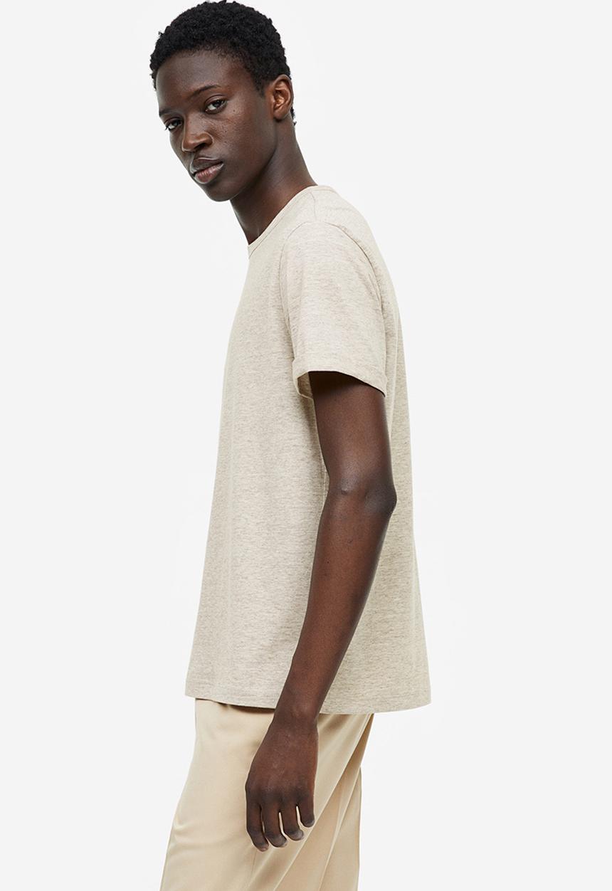H&M - Regular fit t-shirt - beige