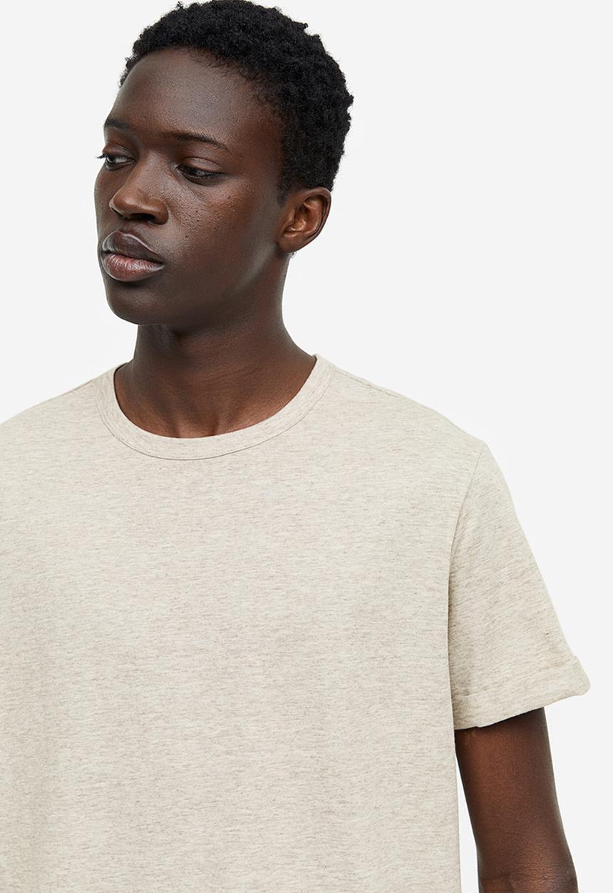 H&M - Regular fit t-shirt - beige