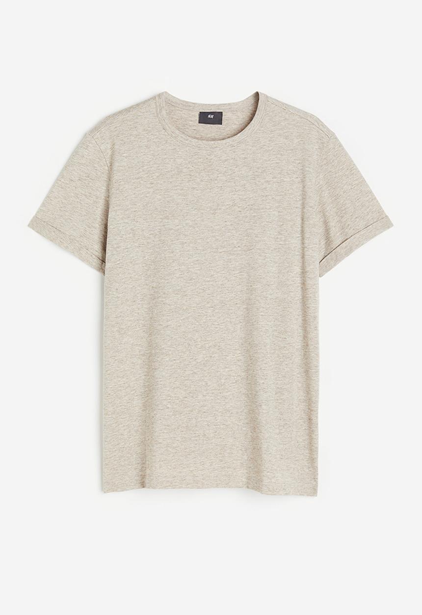 H&M - Regular fit t-shirt - beige