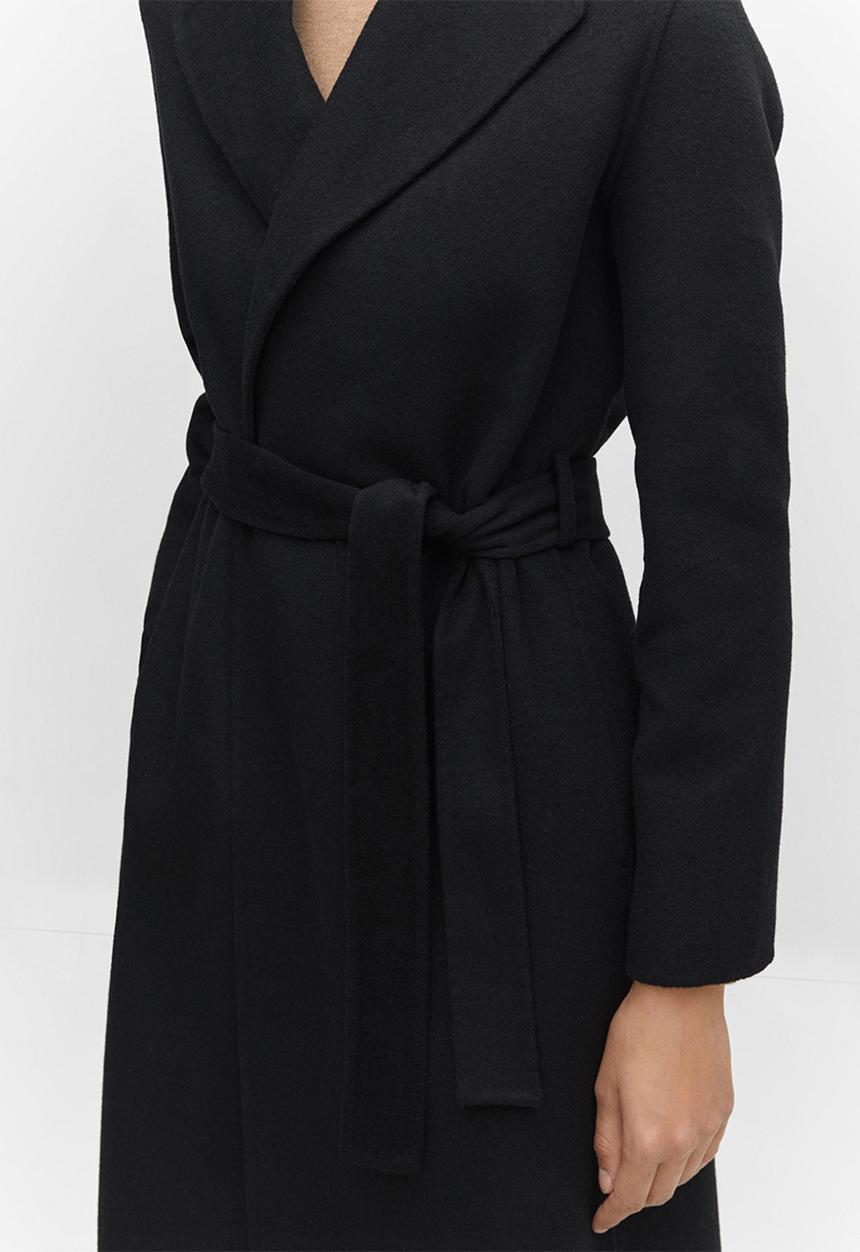 MANGO - Coat classic - black