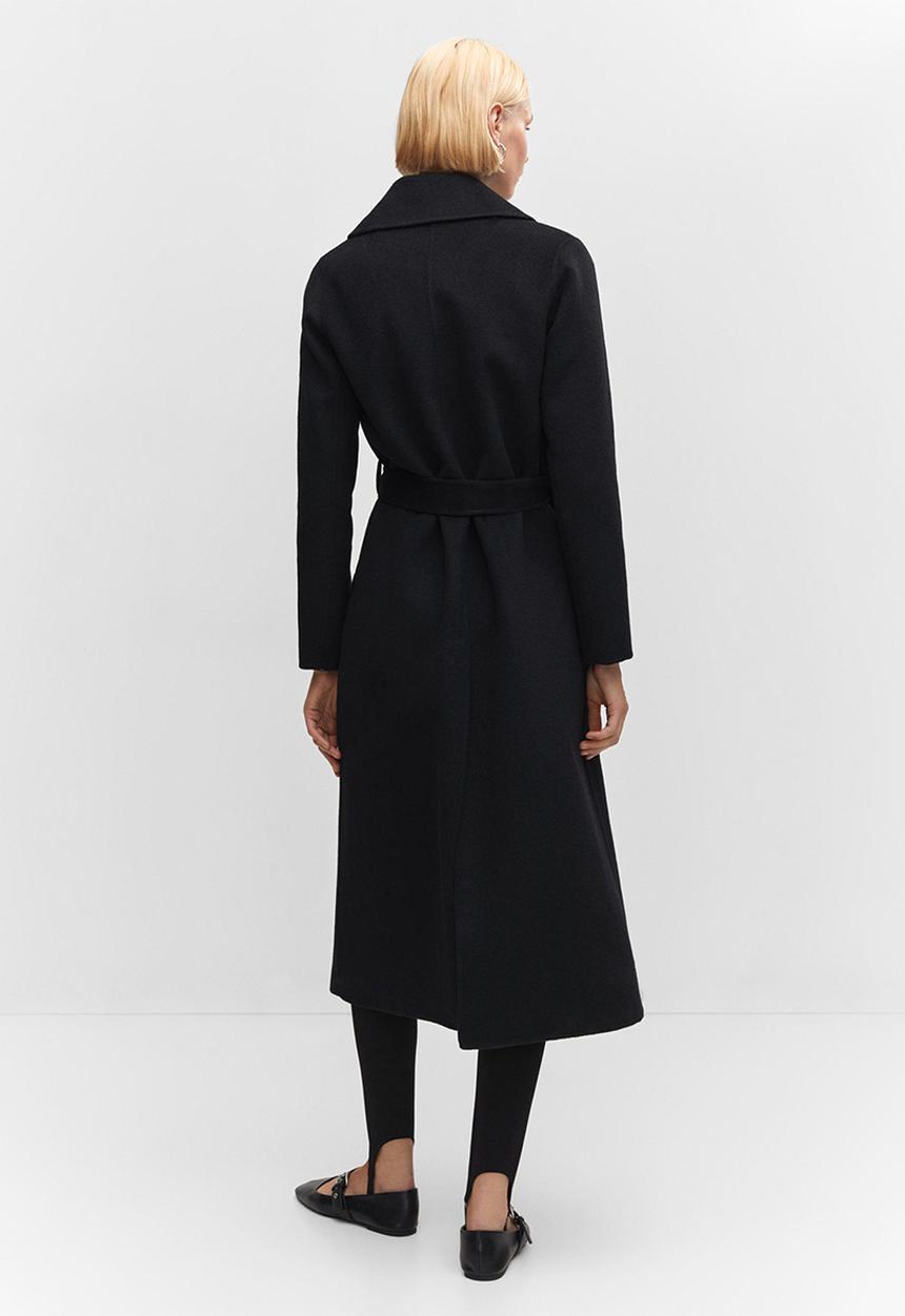 MANGO - Coat classic - black