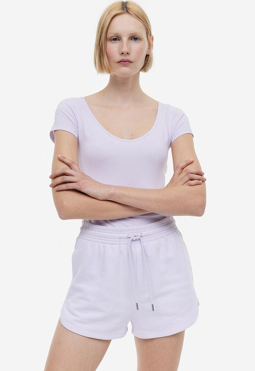 H&M - Sweatshirt shorts - lilac