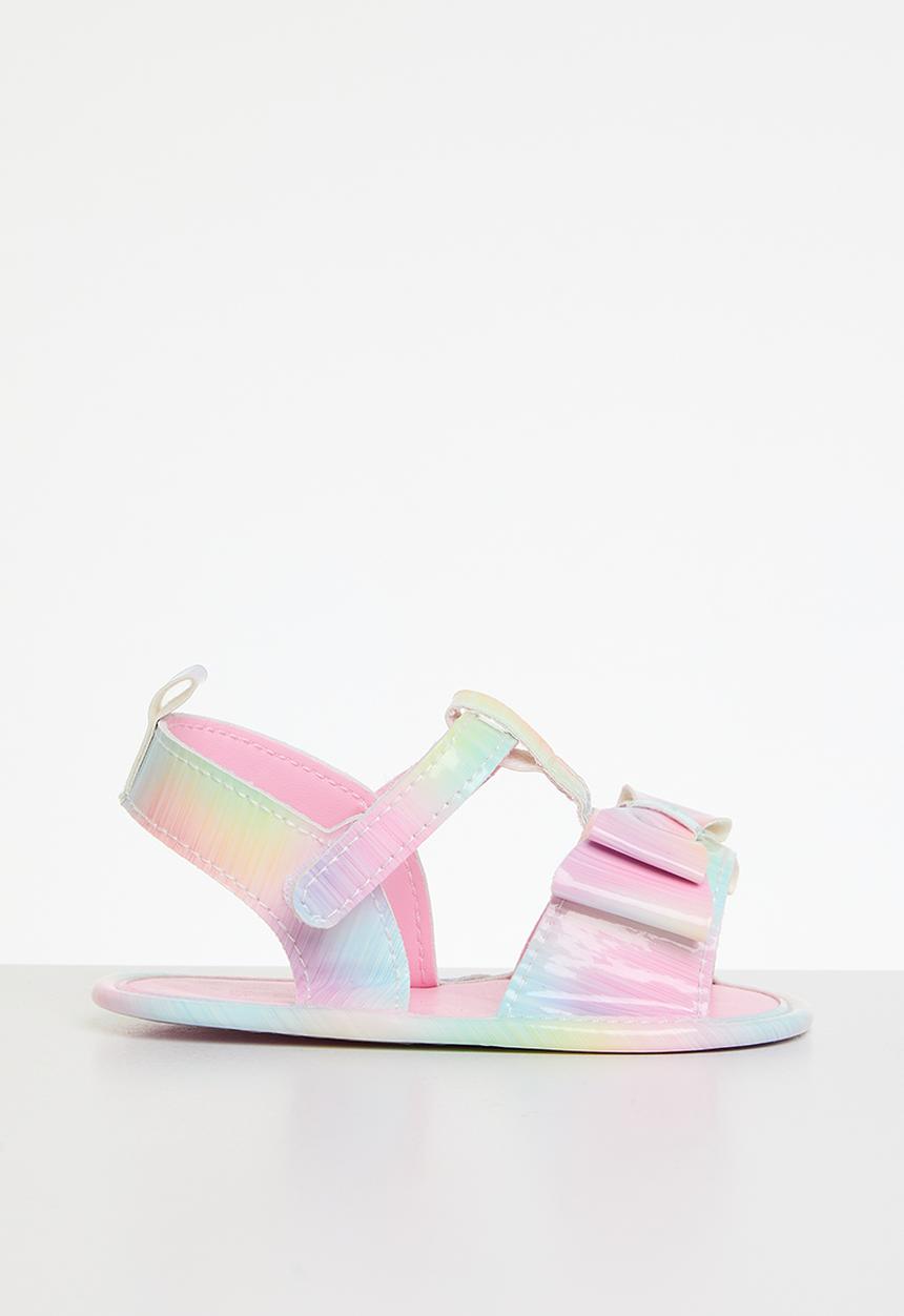 Pop Candy - Tie dye bowknot sandal - multi