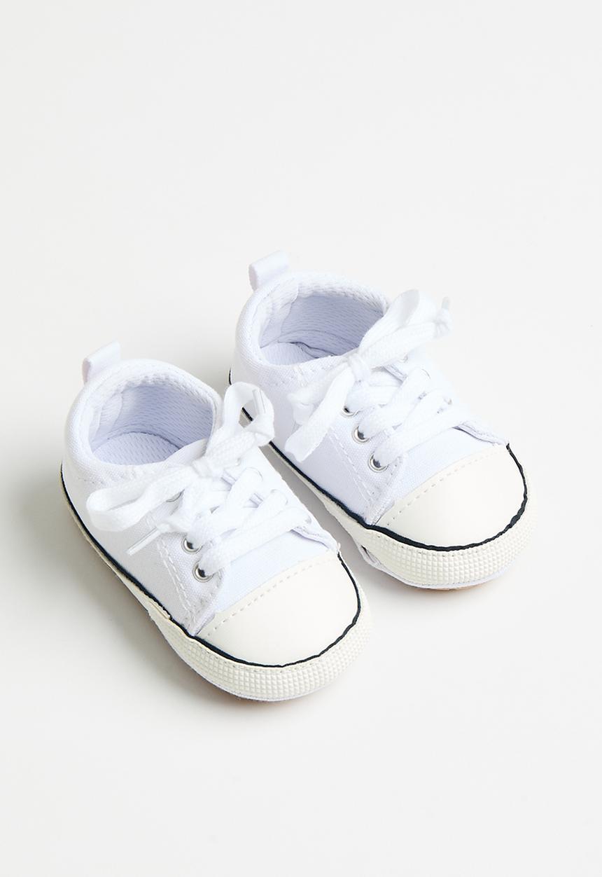 Pop Candy - Baby lace up sneakers - white