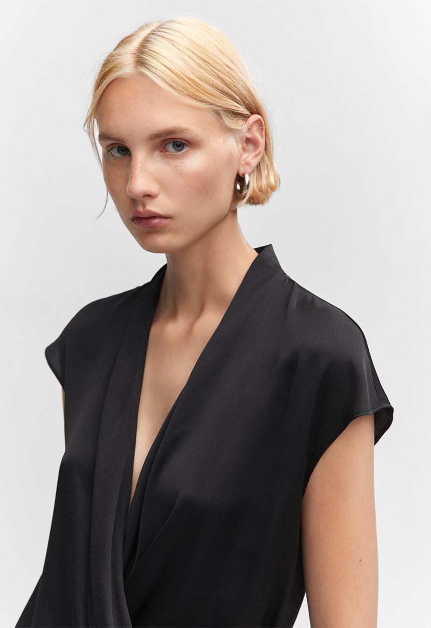 MANGO - Blouse crusie - black