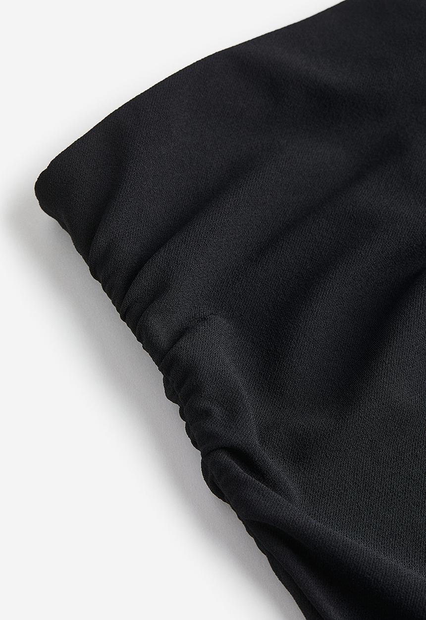 H&M - Draped skirt - black