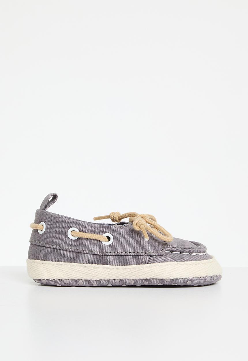 Pop Candy - Baby moccasins  -grey