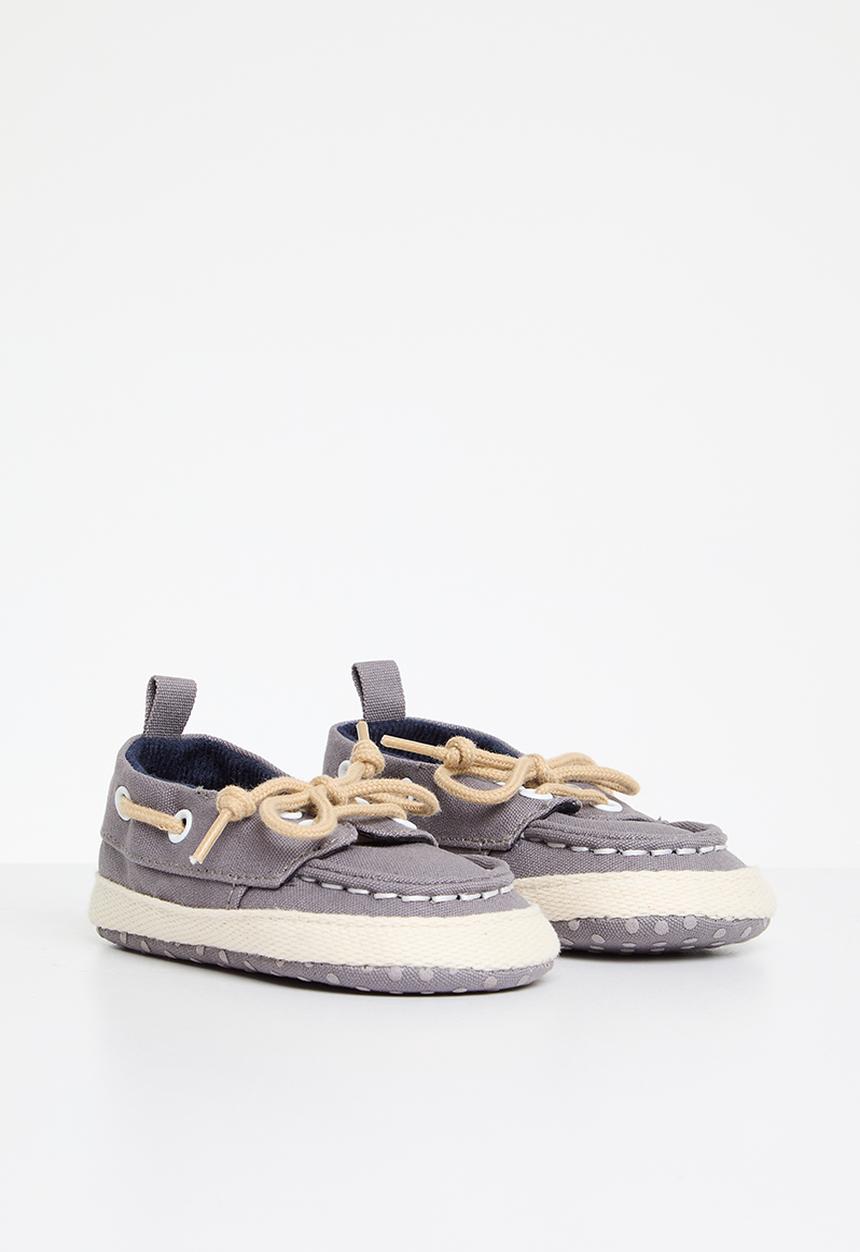 Pop Candy - Baby moccasins  -grey