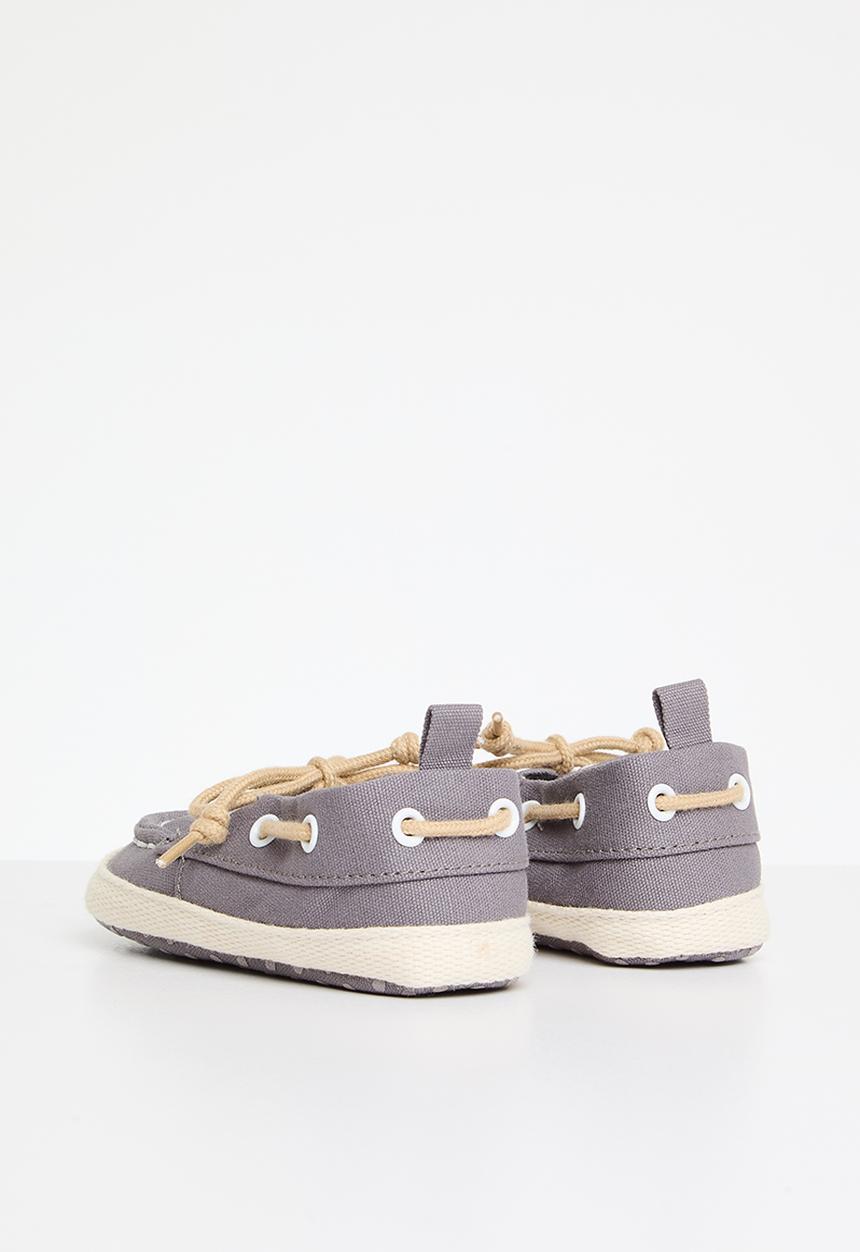 Pop Candy - Baby moccasins  -grey