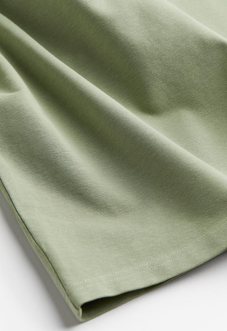 H&M - Mini skirt - light khaki green