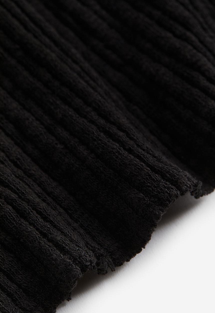 H&M - Ribbed dress - black