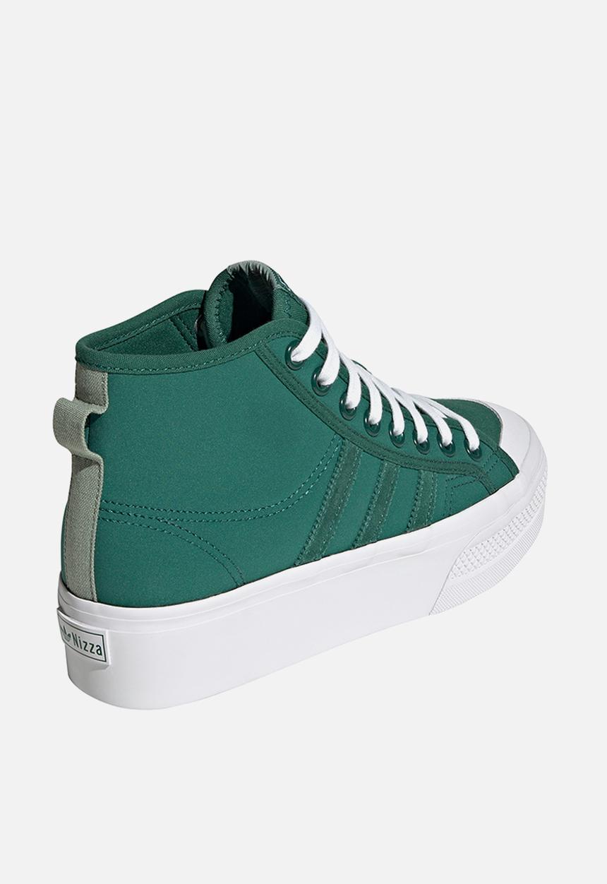 adidas gazelle silver green womens Rich Mnisi x adidas Wmns Nizza Platform Mid 'Pop-Art Roses' | Black main image 1
