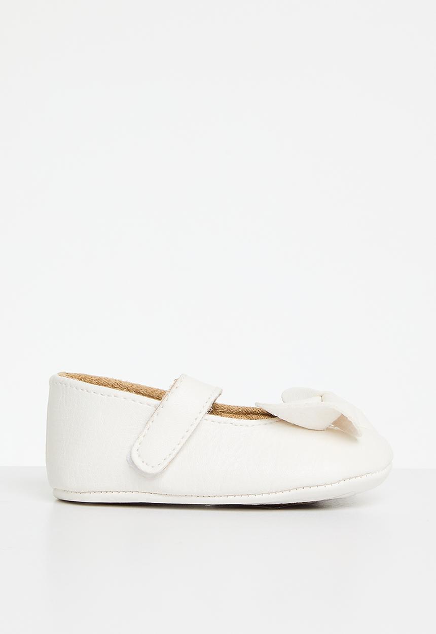 Pop Candy - Baby bowknot pumps - white