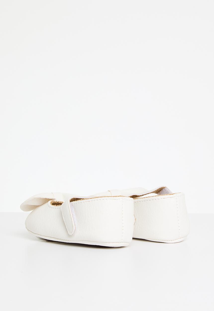 Pop Candy - Baby bowknot pumps - white