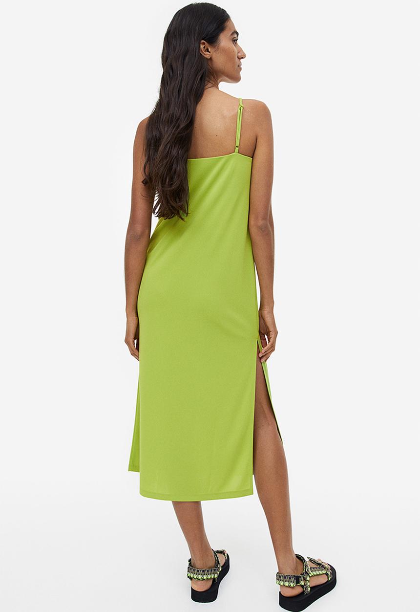 H&M - Jersey slip dress - olive green