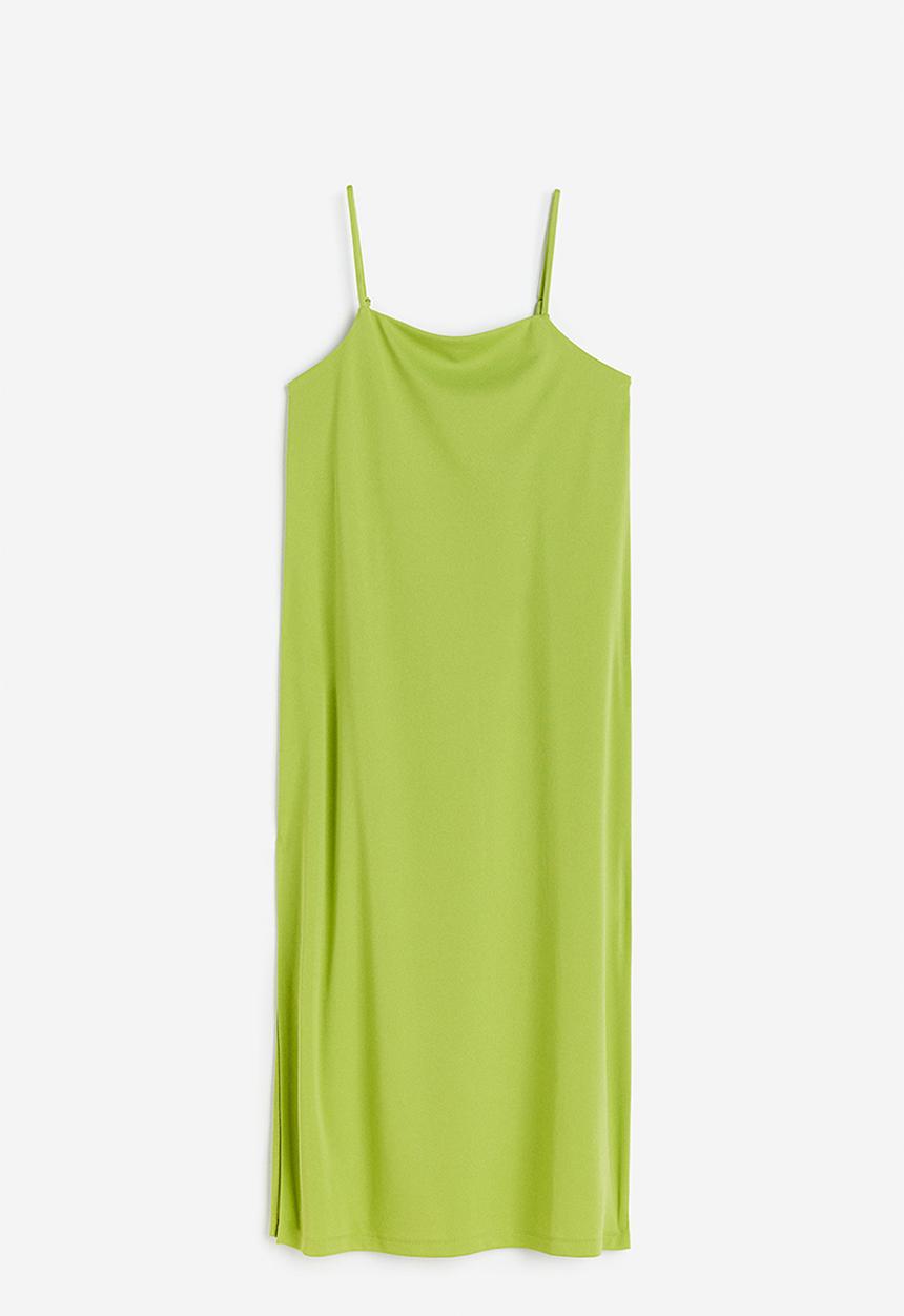 H&M - Jersey slip dress - olive green