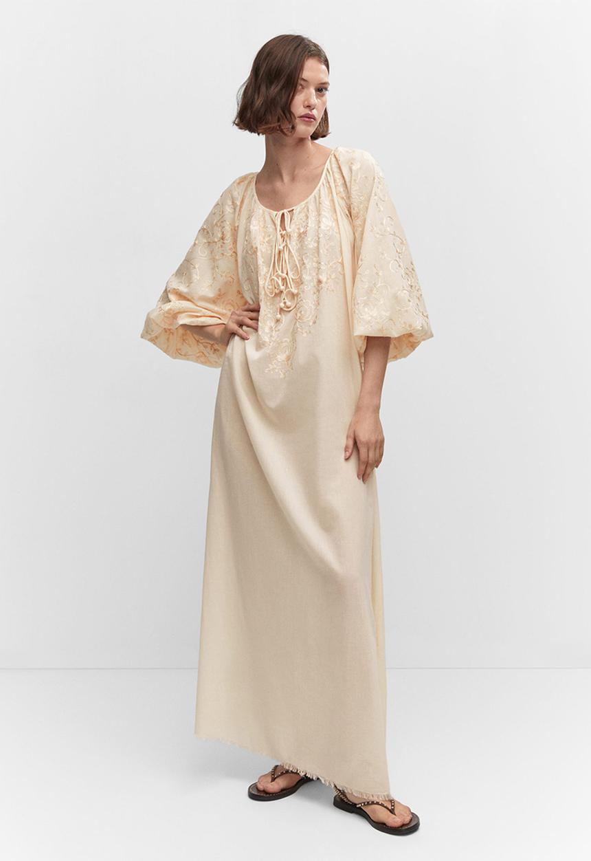 MANGO - Dress icaria - light beige