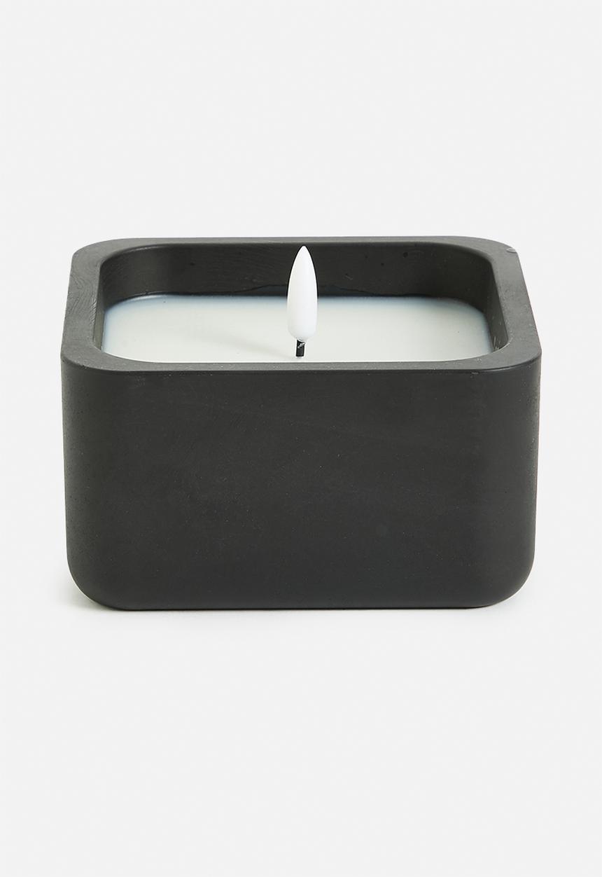 H&S - LED  swaurecandles - Charcoal
