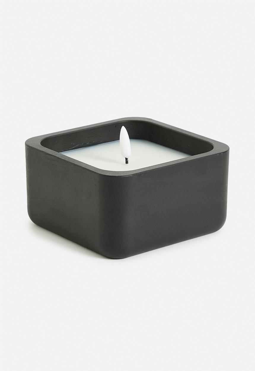 H&S - LED  swaurecandles - Charcoal