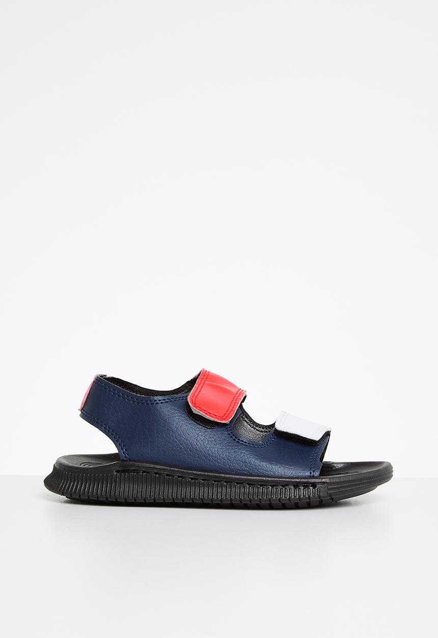 Pop Candy - Open toe sandals - white & red 