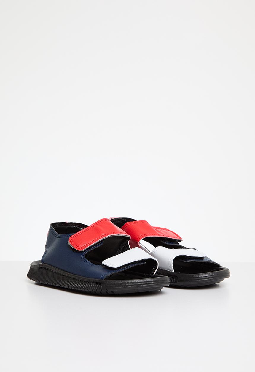 Pop Candy - Open toe sandals - white & red 