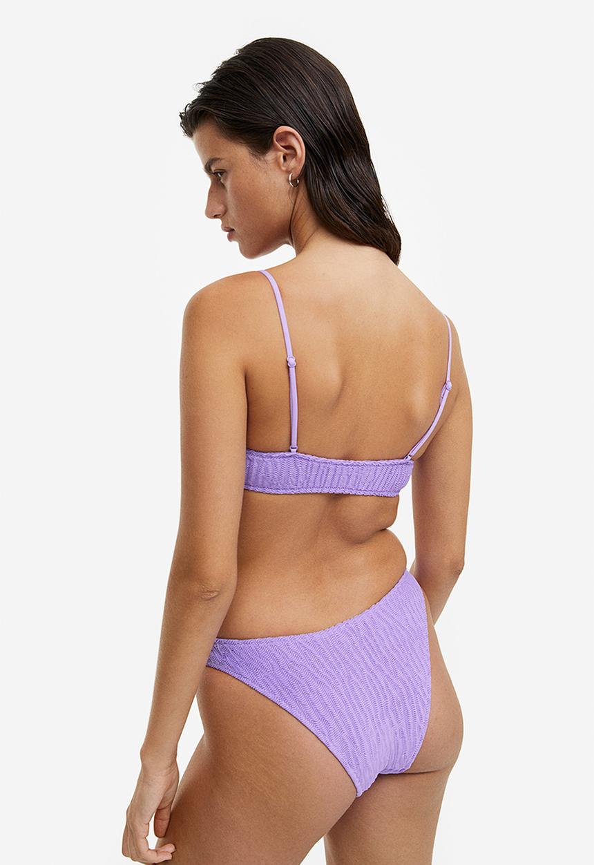 H&M - Padded bikini top - purple 