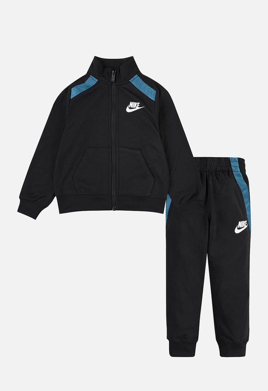Nike - Nike sportswear club tape full-zip and joggers set - black