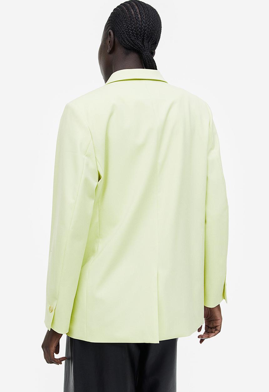 H&M - Single-breasted jacket - yellow