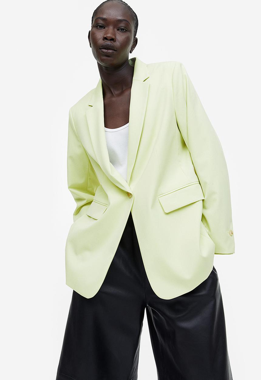 H&M - Single-breasted jacket - yellow