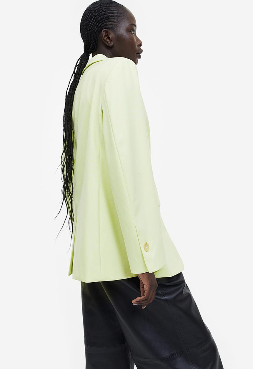 H&M - Single-breasted jacket - yellow