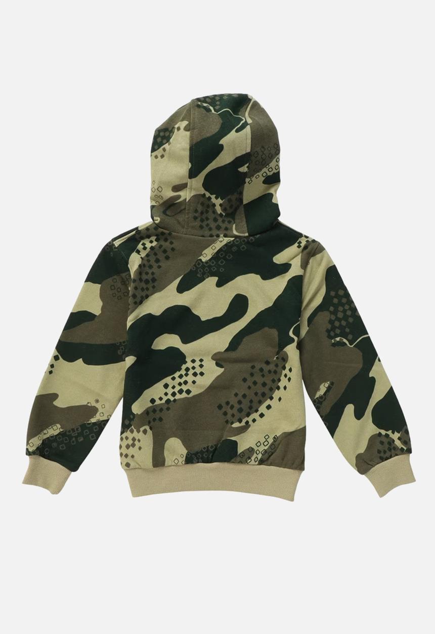 Nike - Nike camo pullover hoodie - neutral olive