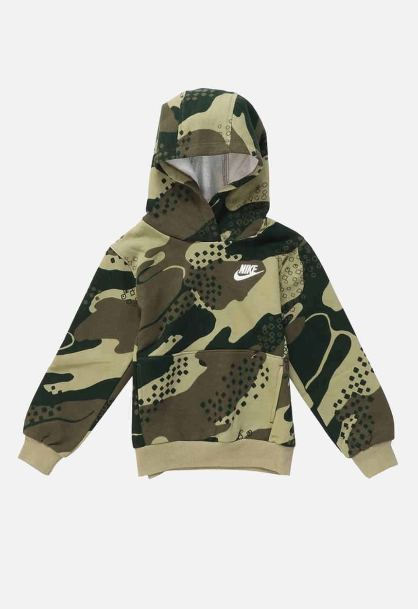 Nike - Nike camo pullover hoodie - neutral olive