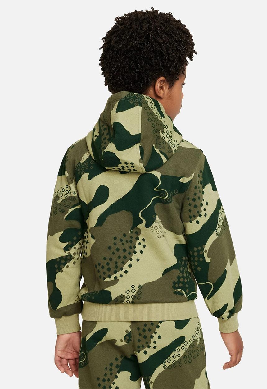 Nike - Nike camo pullover hoodie - neutral olive