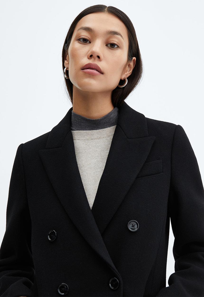 MANGO - Coat dali - black