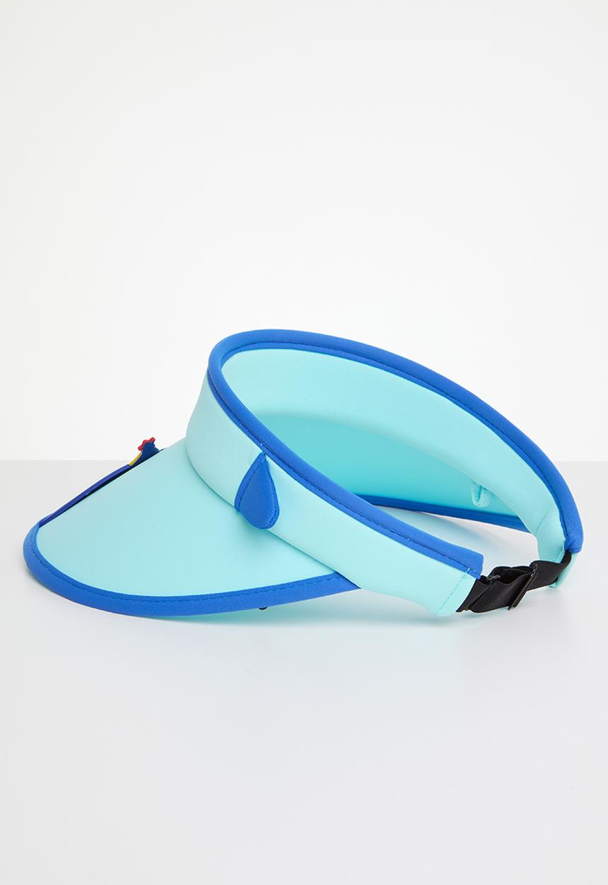 Pop Candy - Printed visor hat - blue