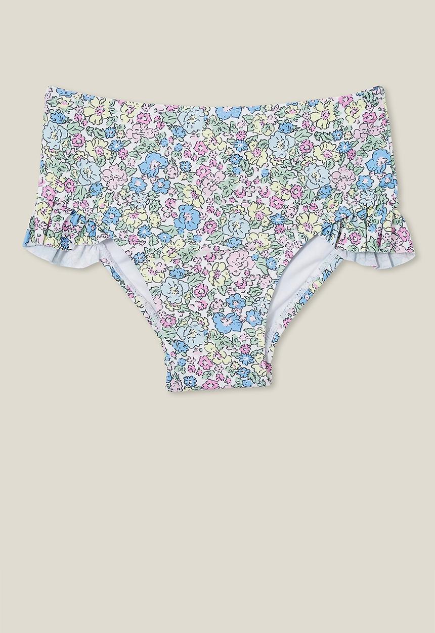 Cotton On - Pippa ruffle bikini bottom - middleton floral