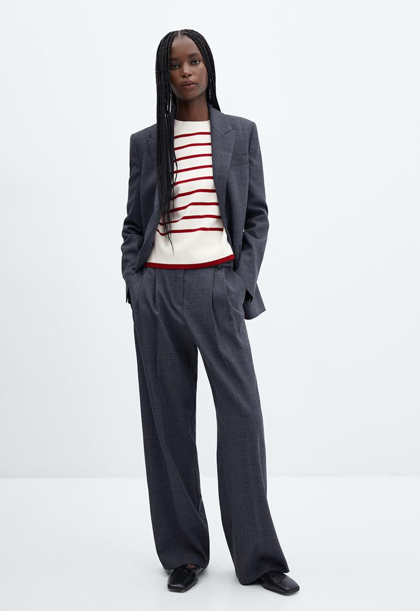 MANGO - Sweater tortuga - red