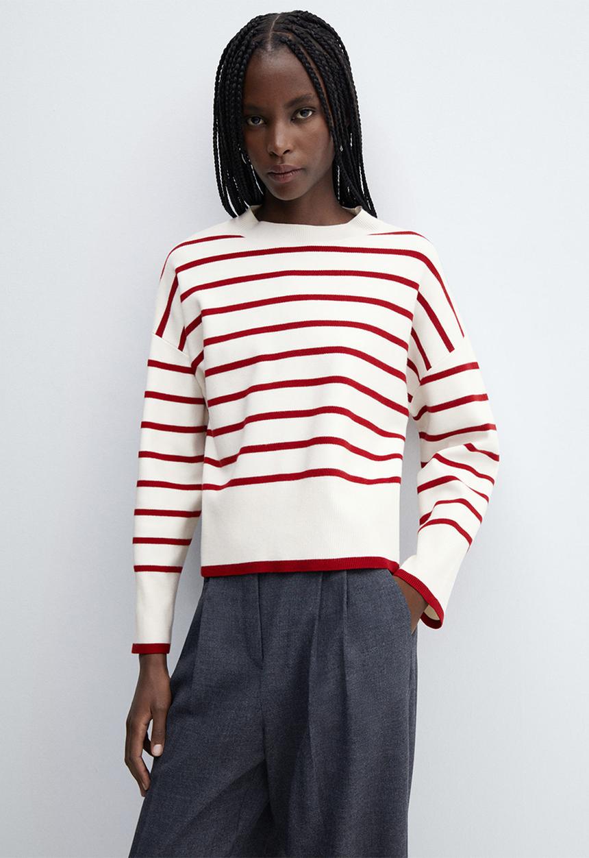 MANGO - Sweater tortuga - red