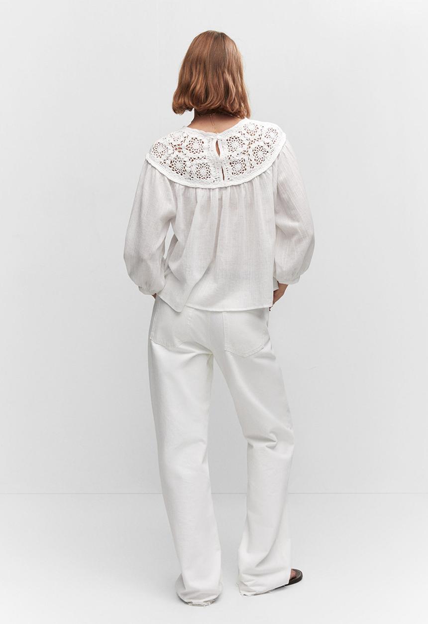 MANGO - Blouse blair - white