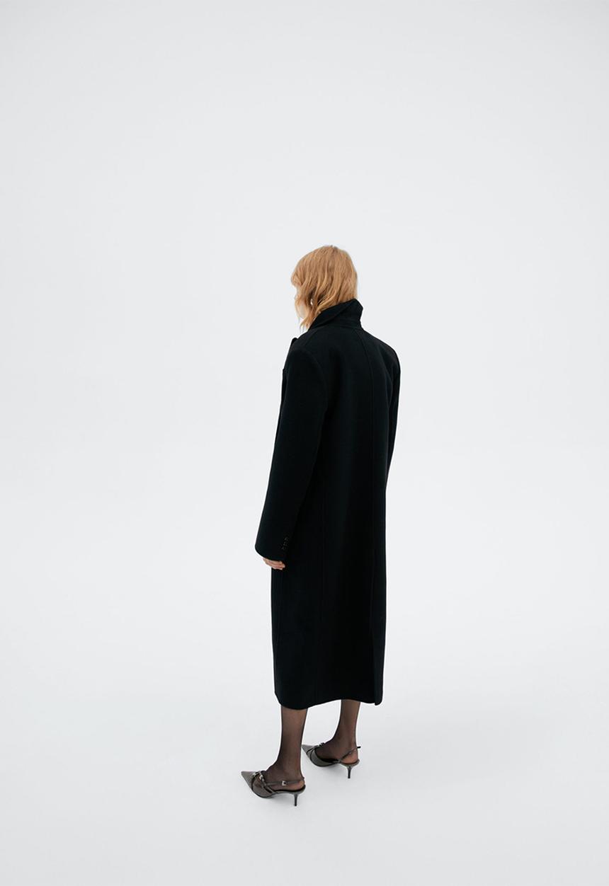 MANGO - Coat paraiso - black